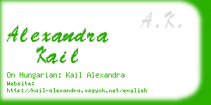 alexandra kail business card